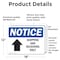 Signmission Shipping And Receiving Only (Up Arrow) Sign With Symbol, 18 in W x Rectangle, Vinyl Decal OS-2PACK-NS-D-1218-L-18305 - alternate 5